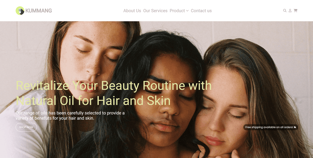 Kummang – Skincare Brand Website